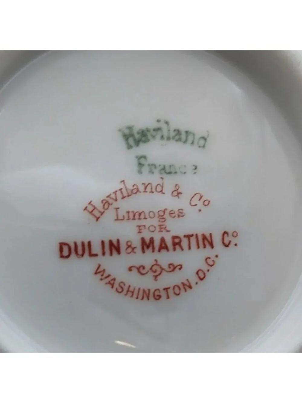 Antique Haviland Porcelain Floral Gravy Boat with Underplate Set Limoges France